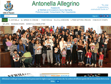 Tablet Screenshot of antonellallegrino.it